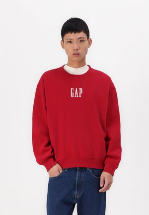 GAP LOGO CREW - Sportinis megztinis - red