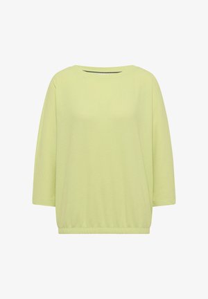 Cecil, 3/4-SLEEVE SHIRT WITH WAFFLE TEXTURE - T-shirt à manches longues - citrin green