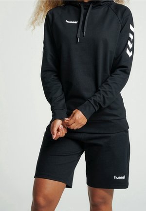 Jersey con capucha - black