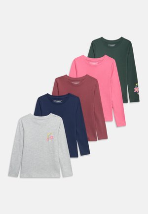 Friboo by Zalando, 5 PACK  - Μπλούζα με μακριά μανίκια - pink/green/mottled grey