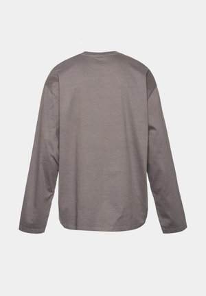 DEF EVERYDAY - Tops ar garām piedurknēm - anthracite washed