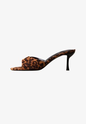 Stephan Shoes, SANDALES À TALON STEPHAN PARIS - Mules de tacón - leopard