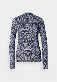 ALL OVER PRINTED MOCK NECK LONG SLEEVE - Ilgarankovis viršutinės dalies drabužis - blue