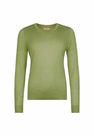 Falconeri, FINE CREWNECK - Striktrøje - green