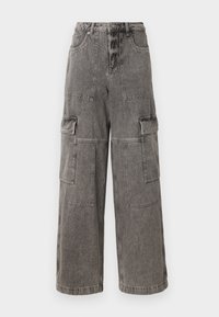 MID RISE WIDE JEANS - Jeans relaxed fit - light grey
