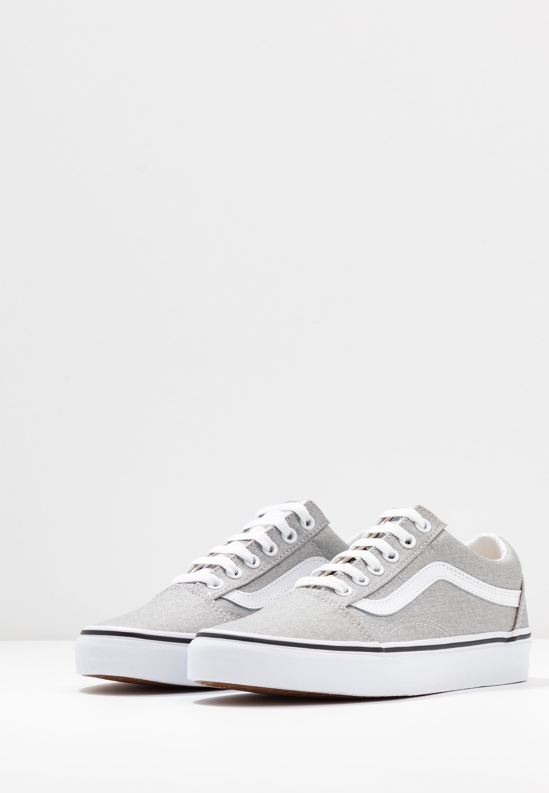 vans old skool w silver