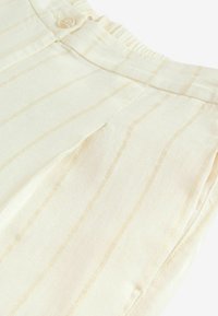 Next TALL FIT - WIDE STRIPED - Stoffhose - white