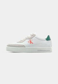 CLASSIC CUPSOLE - Baskets basses - bright white/wild green/tigerilily