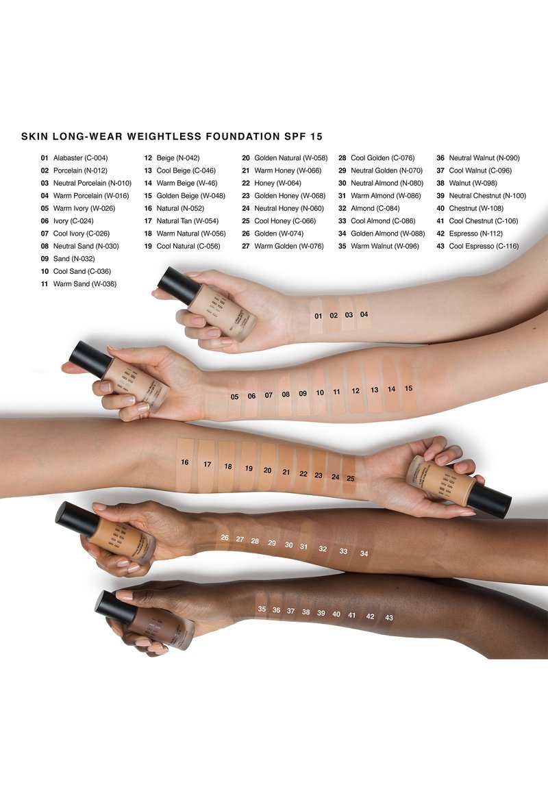 Damen Make-up | Bobbi Brown SKIN LONG WEAR WEIGHTLESS FOUNDATION SPF15 Foundation F5E0C8 alabaster/nicht definiert - TR39137 Damen Make-up | Bobbi Brown SKIN LONG WEAR WEIGHTLESS FOUNDATION SPF15 Foundation F5E0C8 alabaster/nicht definiert - TR39137