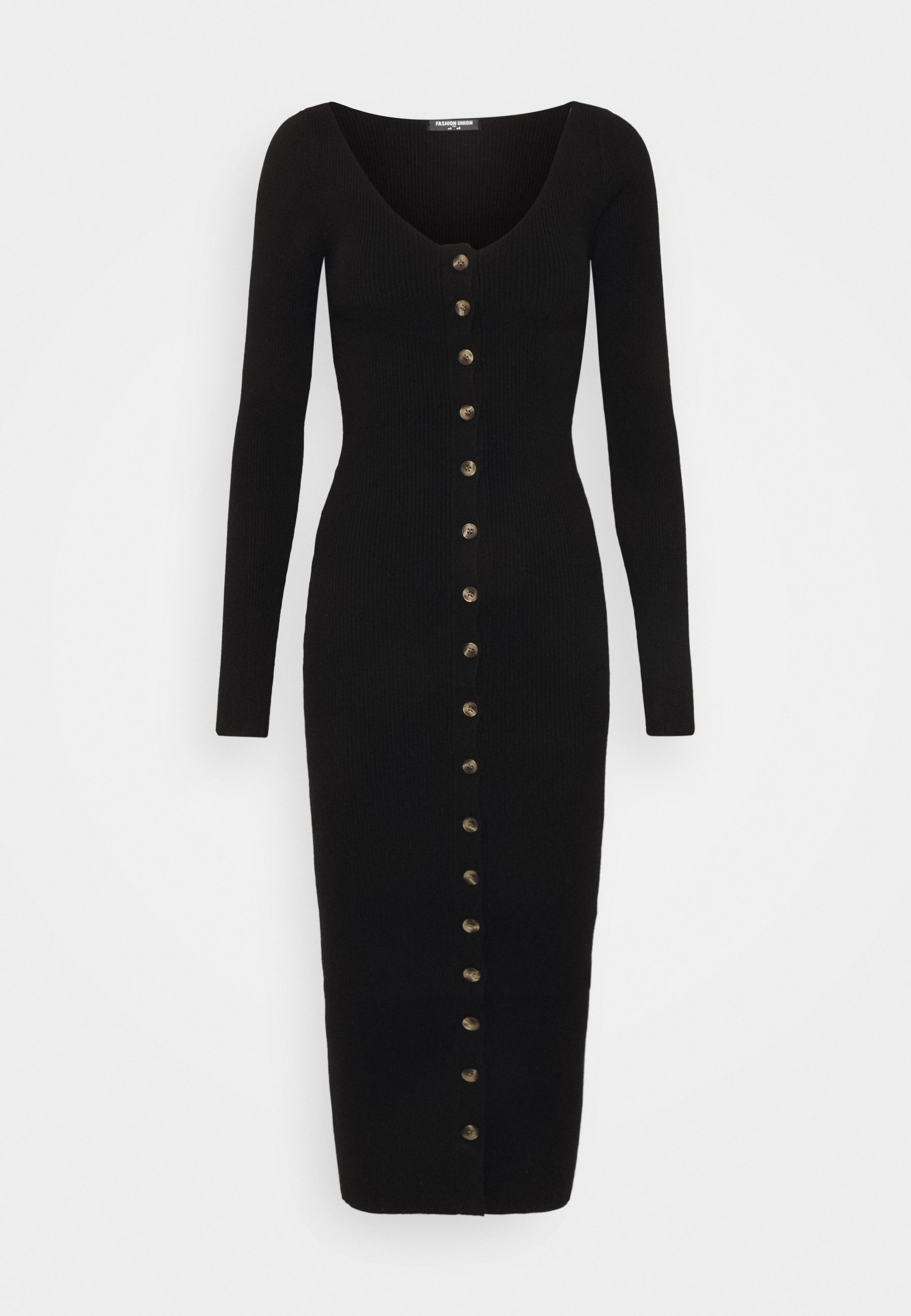 fashion union black dress