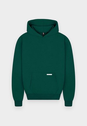 Dropsize, SUPER HEAVY BLANK - Felpa con cappuccio - green