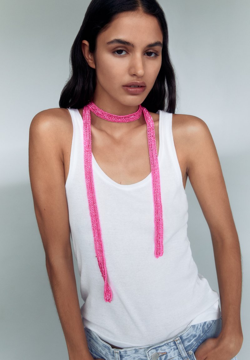 PULL&BEAR BEADED WIDE Halskette lilac/flieder Zalando.de