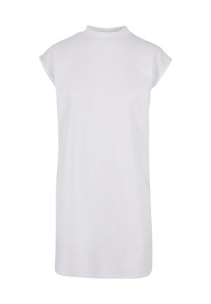 Urban Classics TURTLE EXTENDED SHOULDER - Džersejové šaty - white