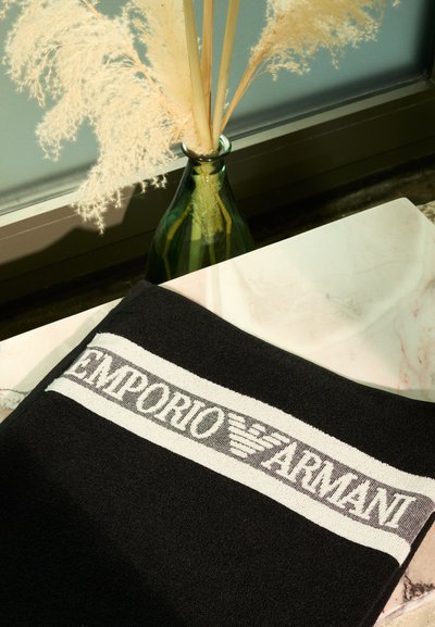 Emporio Armani TELO TOWEL BEACHWEAR - Beach towel - black