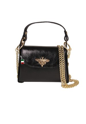 Handtas - schwarz metallic