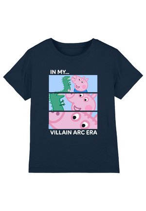 Print T-shirt - dark blue