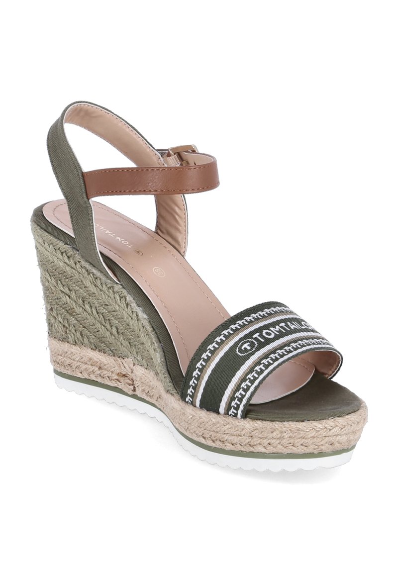 Damen Halbschuhe | TOM TAILOR Espadrille khaki - VA50948 Damen Halbschuhe | TOM TAILOR Espadrille khaki - VA50948