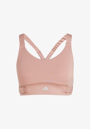 FASTIM - Tvirtai krūtinę prilaikanti sportinė liemenėlė - warm clay