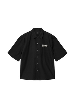 AllSaints, SYNTH SS SHIRT - Skjorter - orca black
