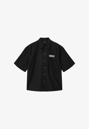 AllSaints, SYNTH SS SHIRT - Shirt - orca black