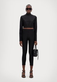 Just Cavalli SKINNY FOUSEUX - Leggingek - Nadrágok - black