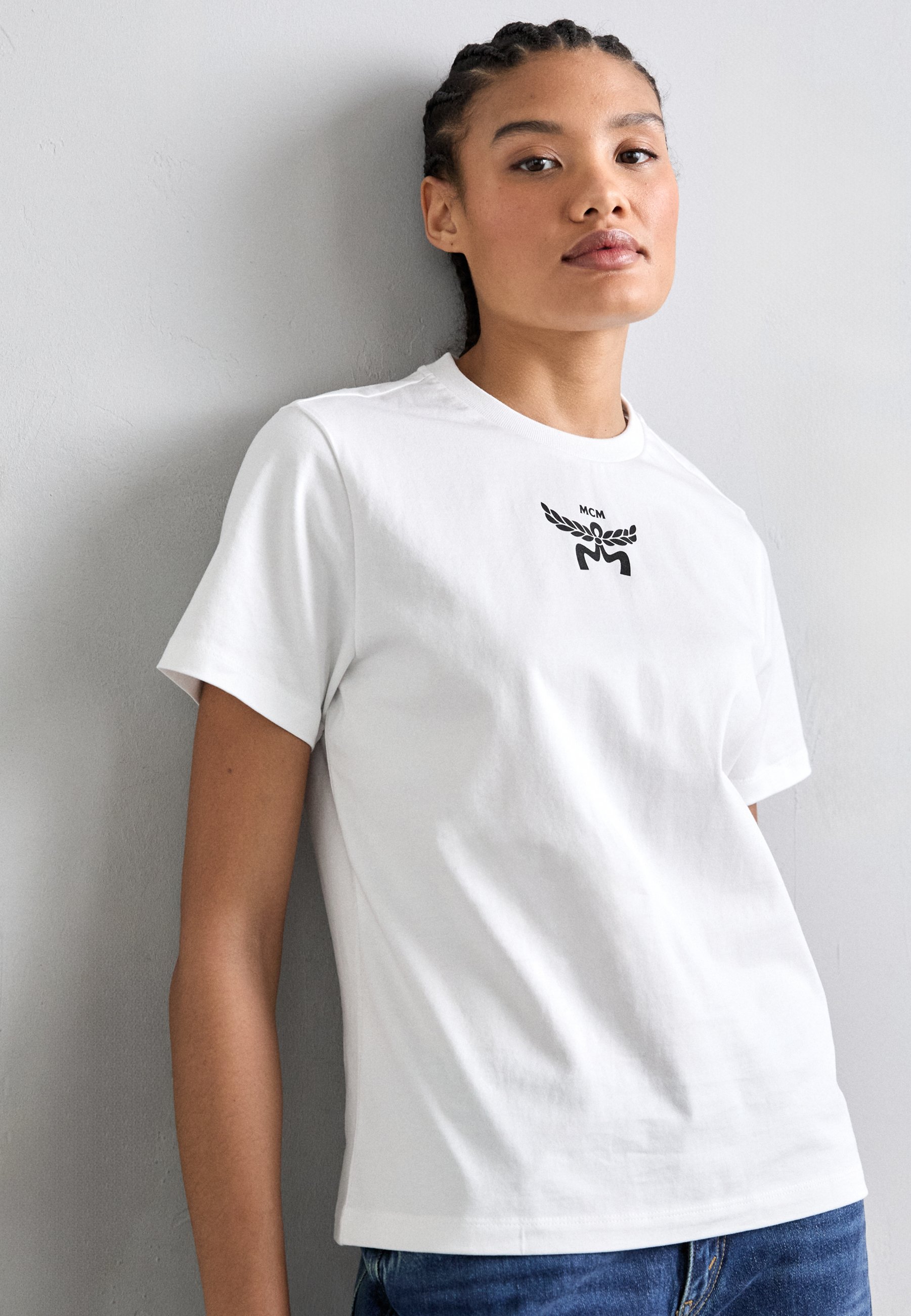 売れ筋商品|||ビーヤング Tシャツ レディース トップス BYPandina - Basic T-shirt - marina mix BYPandina Women's Basic T-shirt in Marina Mix Striped Design