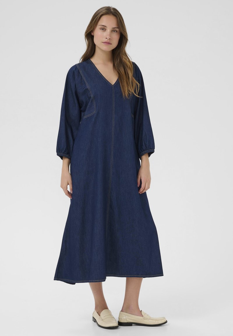 Culture HILKA ARPA - Denimové šaty - rinse wash