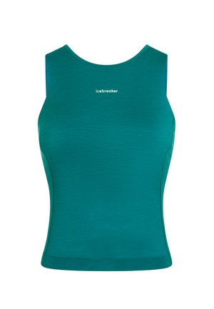icebreaker, W M 150 CROP -TANK - Unterhemd/-shirt - lg blue
