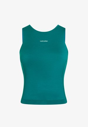 icebreaker, W M 150 CROP -TANK - Unterhemd/-shirt - lg blue