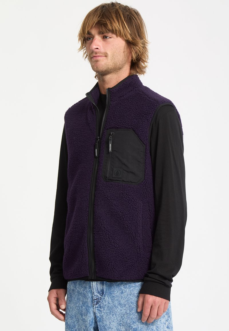 Volcom MUZZER FUZZAR - Weste - dark purple/lila - Zalando