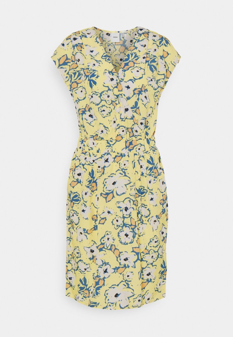 ICHI Vardagsklänning - yellow