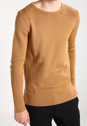 Strickpullover - dark brown