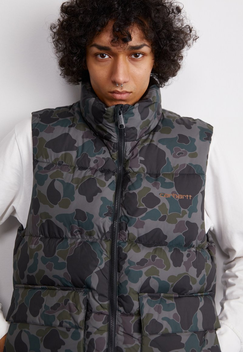 Carhartt WIP SPRINGFIELD VEST Waistcoat grey/hamilton brown