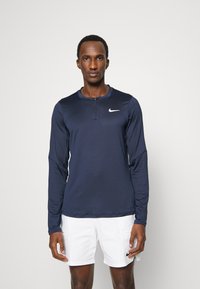 Nike Performance M NKCT DF ADVTG TOP HZ - Pikkade varrukatega topp - obsidian