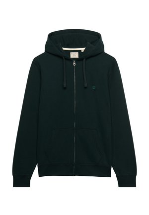 Superdry & Co, SUPERDRY ESSENTIAL SD CO LOGO ZIP HOODIE.. - Sweater met rits - heritage dark pine green