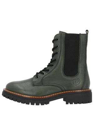 UNIJE - Lace-up ankle boots - grün