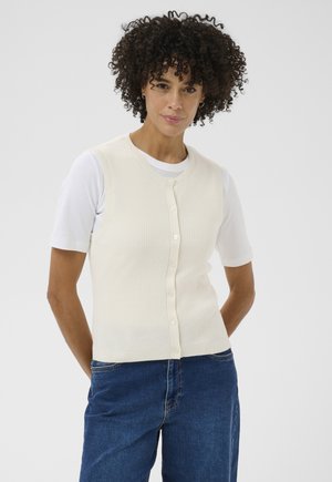 Veste sans manches - whisper white