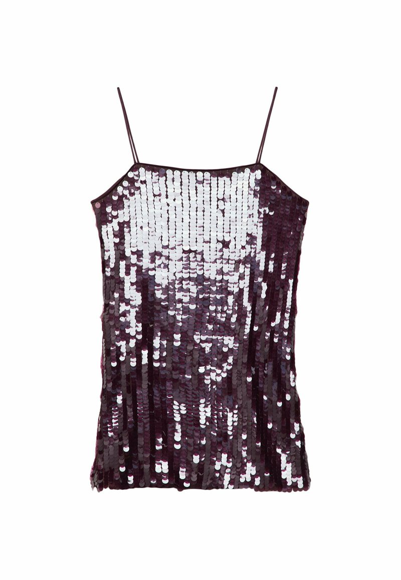 Stradivarius Cocktailjurk bordeauxrood Stradivarius Cocktailjurk bordeauxrood