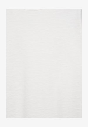 PULL&BEAR, RELAXED FIT TEXTURED - T-SHIRT - T-shirt basique - white
