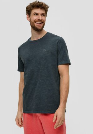 s.Oliver MIT LABEL - T-Shirt basic - schiefergrau