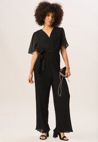 GINI LONDON ANGLE SLEEVES PLEATED - Jumpsuit - black