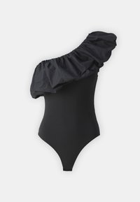 T-shirt med print - black