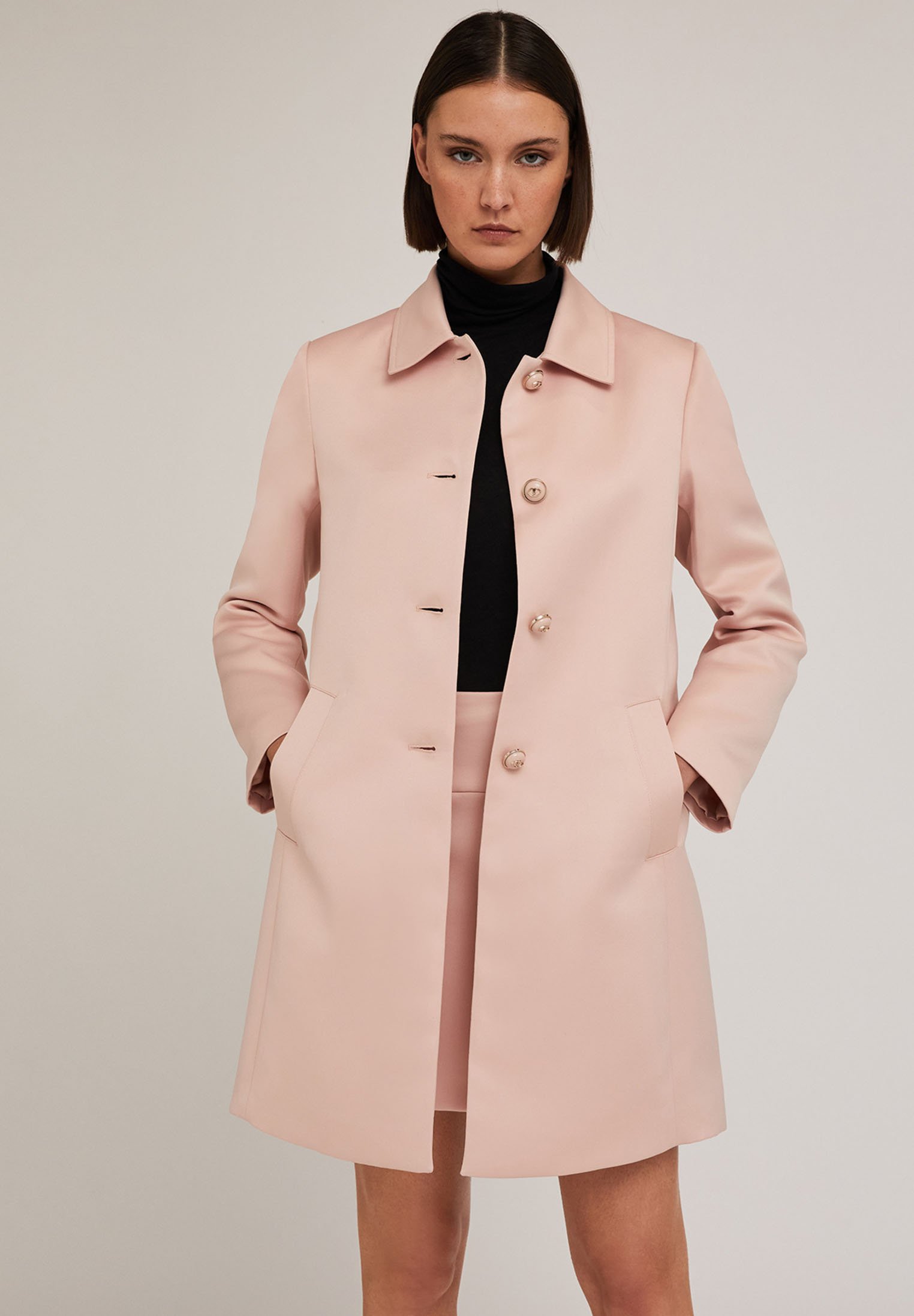 Motivi Short coat rosa cipria/light pink Zalando