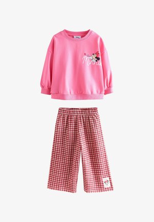 REGULAR FIT - DISNEY MINNIE MOUSE LONG SET - Športni pulover - pink red
