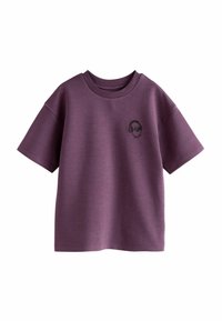 Next GRAPHIC HEAVYWEIGHT SHORT SLEEVE - Apdrukāts T-krekls - purple skull