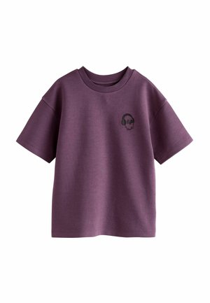 Next GRAPHIC HEAVYWEIGHT SHORT SLEEVE - Printtipaita - purple skull