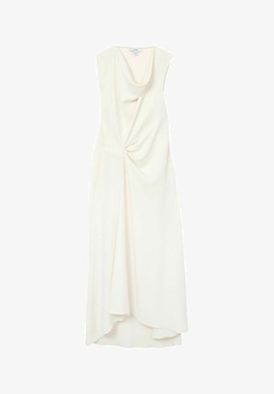 Reiss, REGULAR FIT - DOROTA DRAPE-DETAIL SLEEVELESS MIDI DRESS - Vestito lungo - ivory
