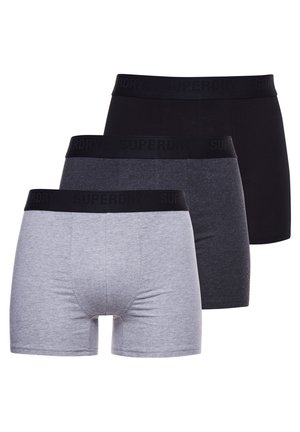 Superdry & Co 3 PACK - Boxers - black charcoal grey