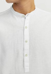Jack & Jones SUMMER HALF PLACKET  - Camicia - white