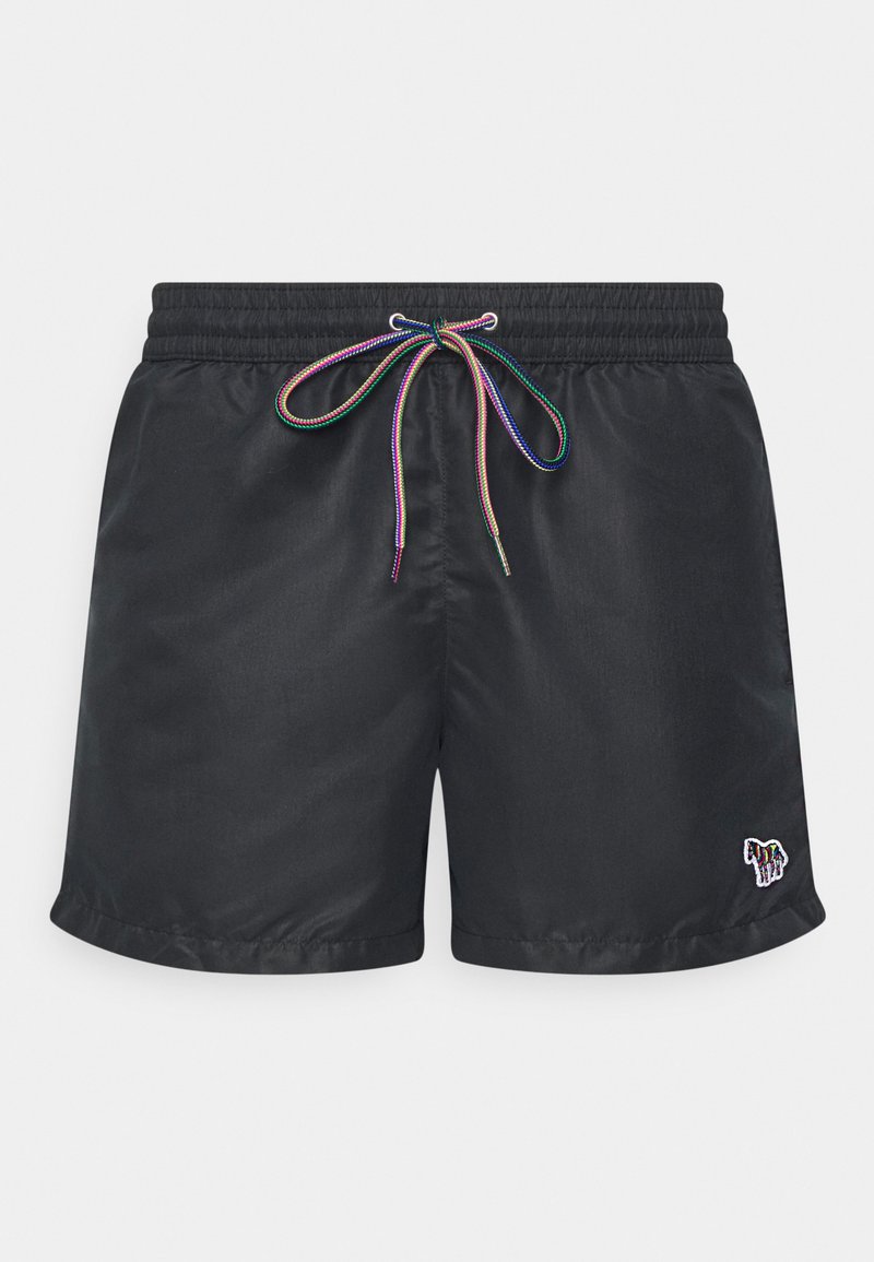 Paul Smith - SHORT ZEBRA - Plavky - black, Zvětšit